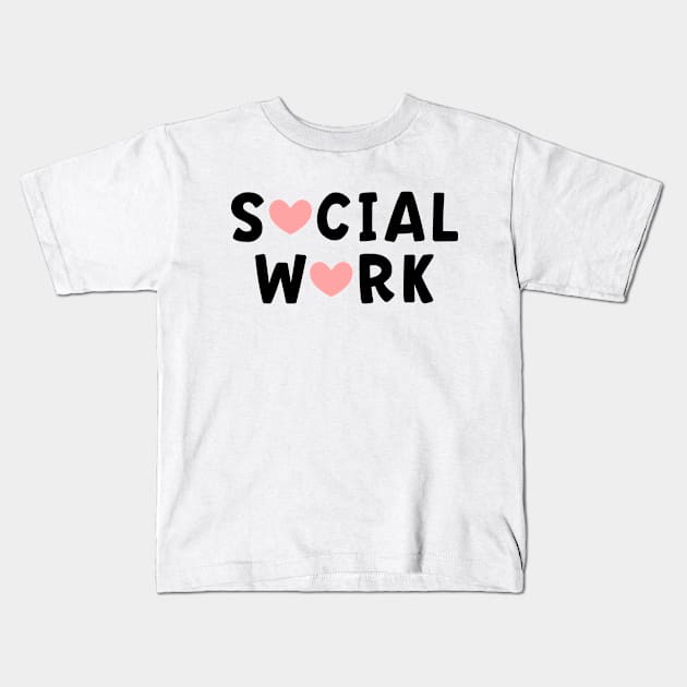 Social Worker Gift Kids T-Shirt by Isabelledesign